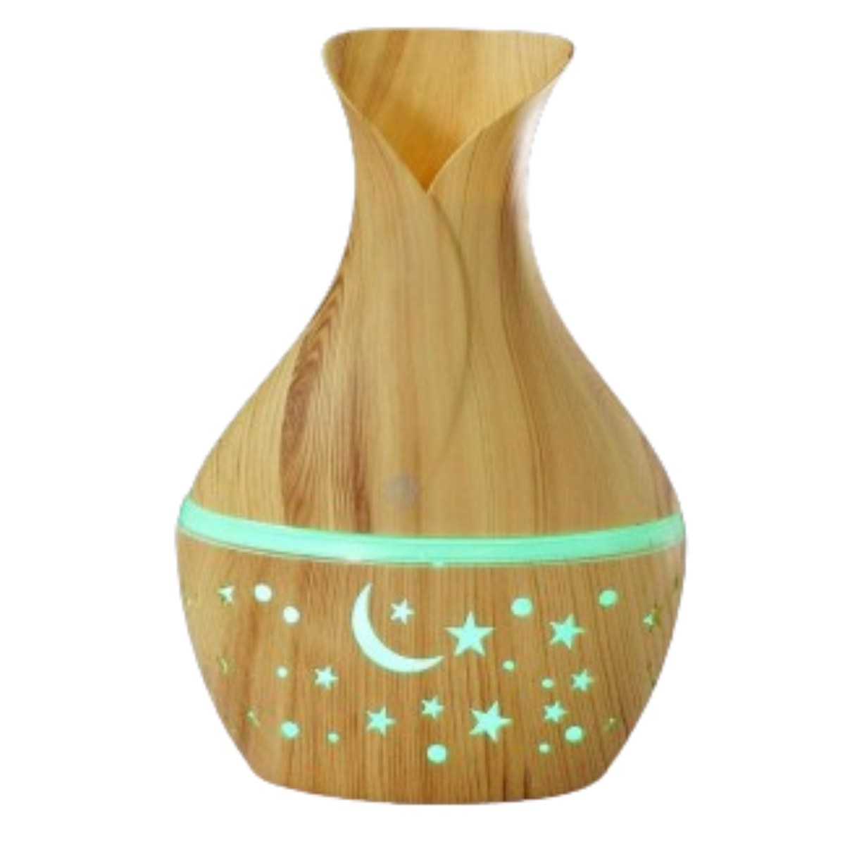 Lámpara Humidificadora de Madera Stars