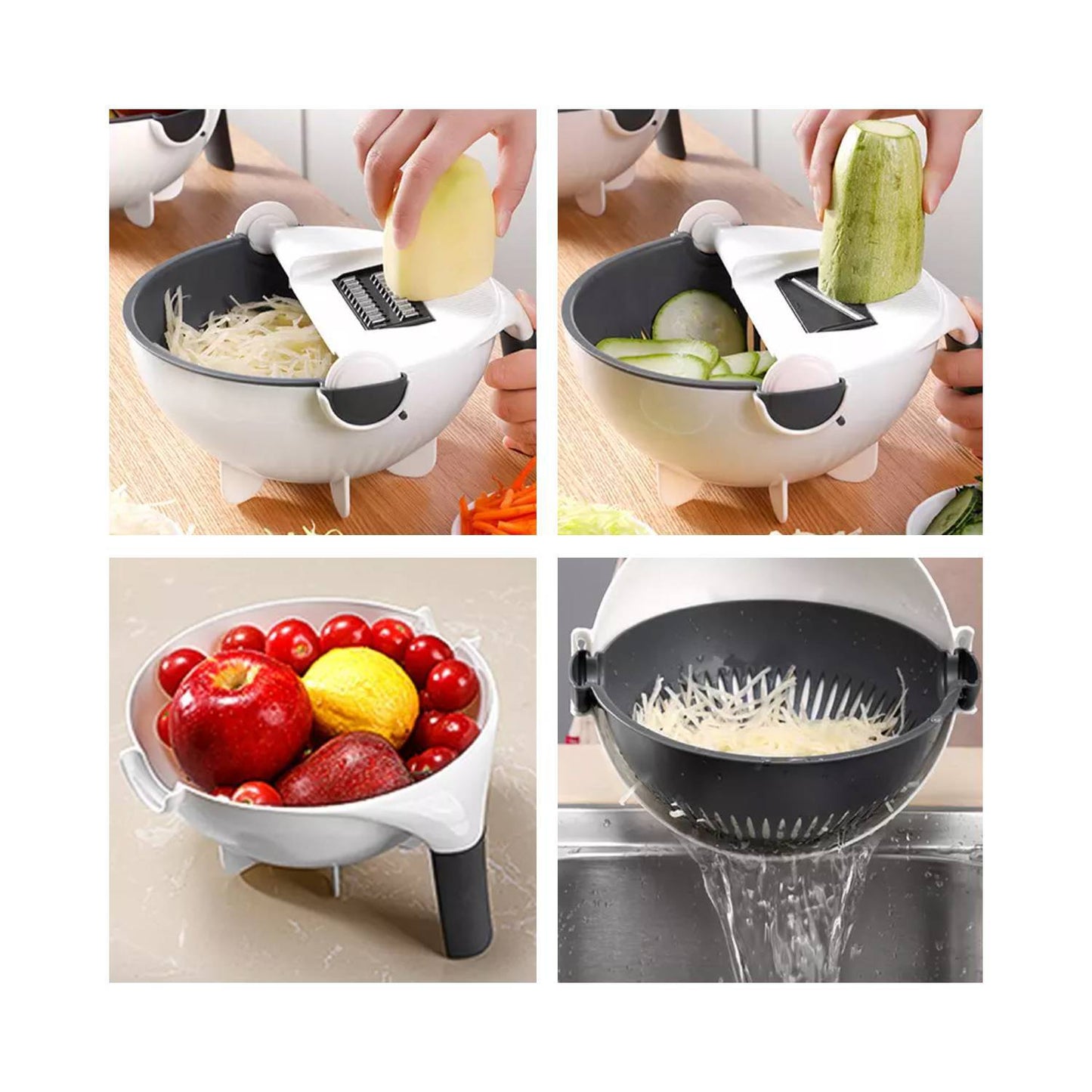 Bowl Cortador Rallador de Verduras Multi