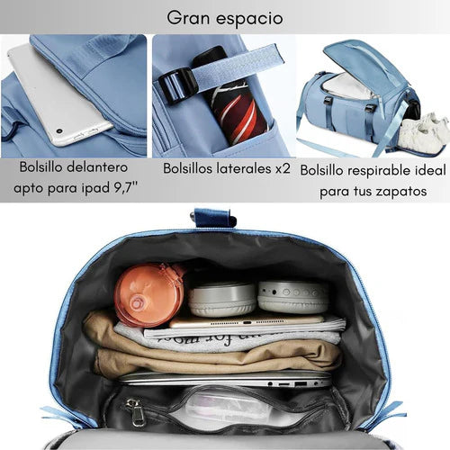 BOLSO DE VIAJE MULTIPLES FUNCIONES