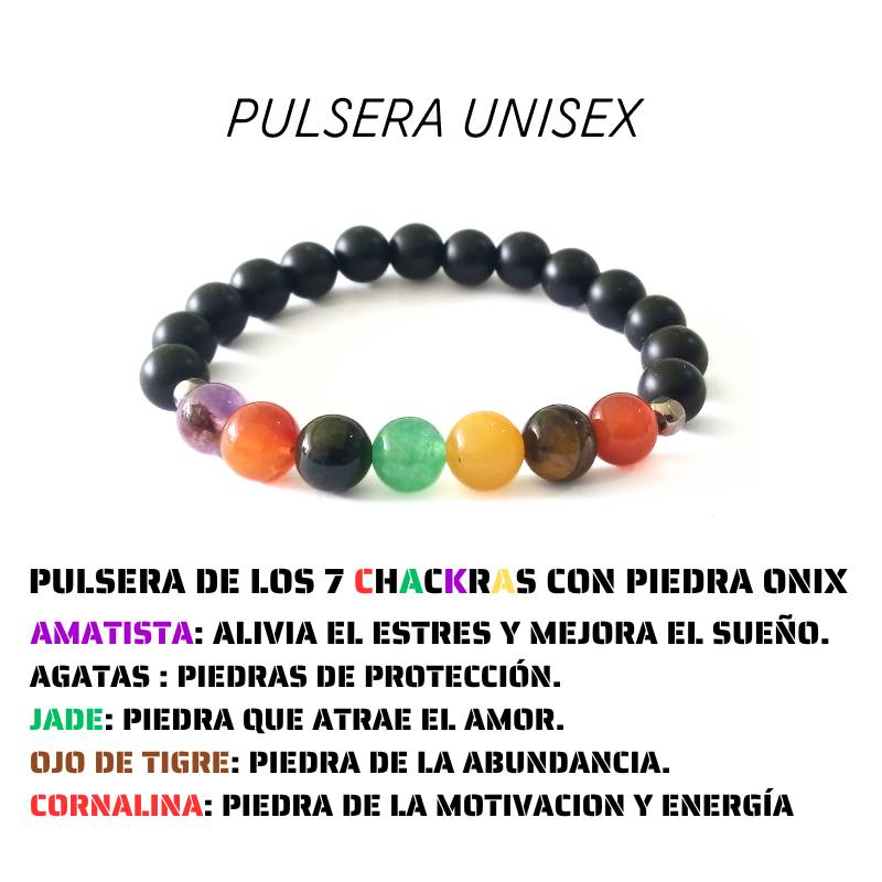 ✅Pulsera 7 Chakras